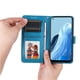 thumbnail image 3 of Funda tipo cartera FOXDOCK para OPPO Reno 7 4G , diseño girasol en relieve, cuero PU, cierre magnético, soporte y tarjetero, 3 of 5