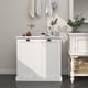 thumbnail image 2 of Two-Compartment Tilt-Out Laundry Sorter Cabinet-White, 2 of 3