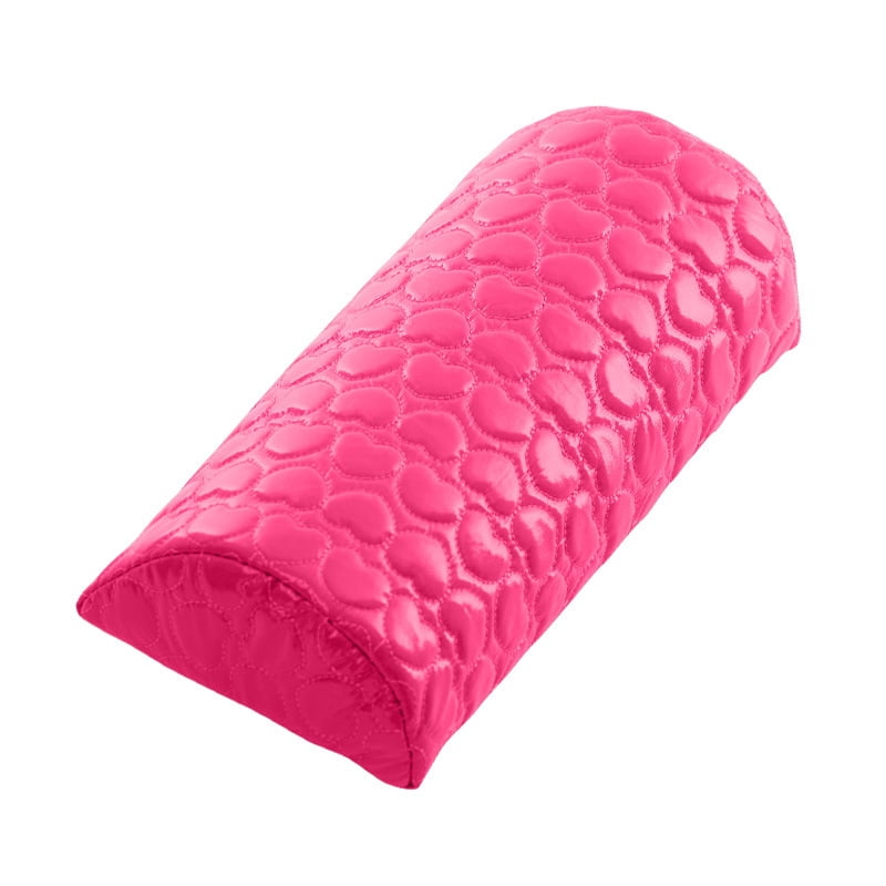 Xmhytop Cojín De Mano Para Arte De Uñas, Almohadilla De Soporte De Mesa Con Esponja Suave, Reposo De Manos Para Salón De Manicura, Desmontable Y Lavable, Color Fucsia