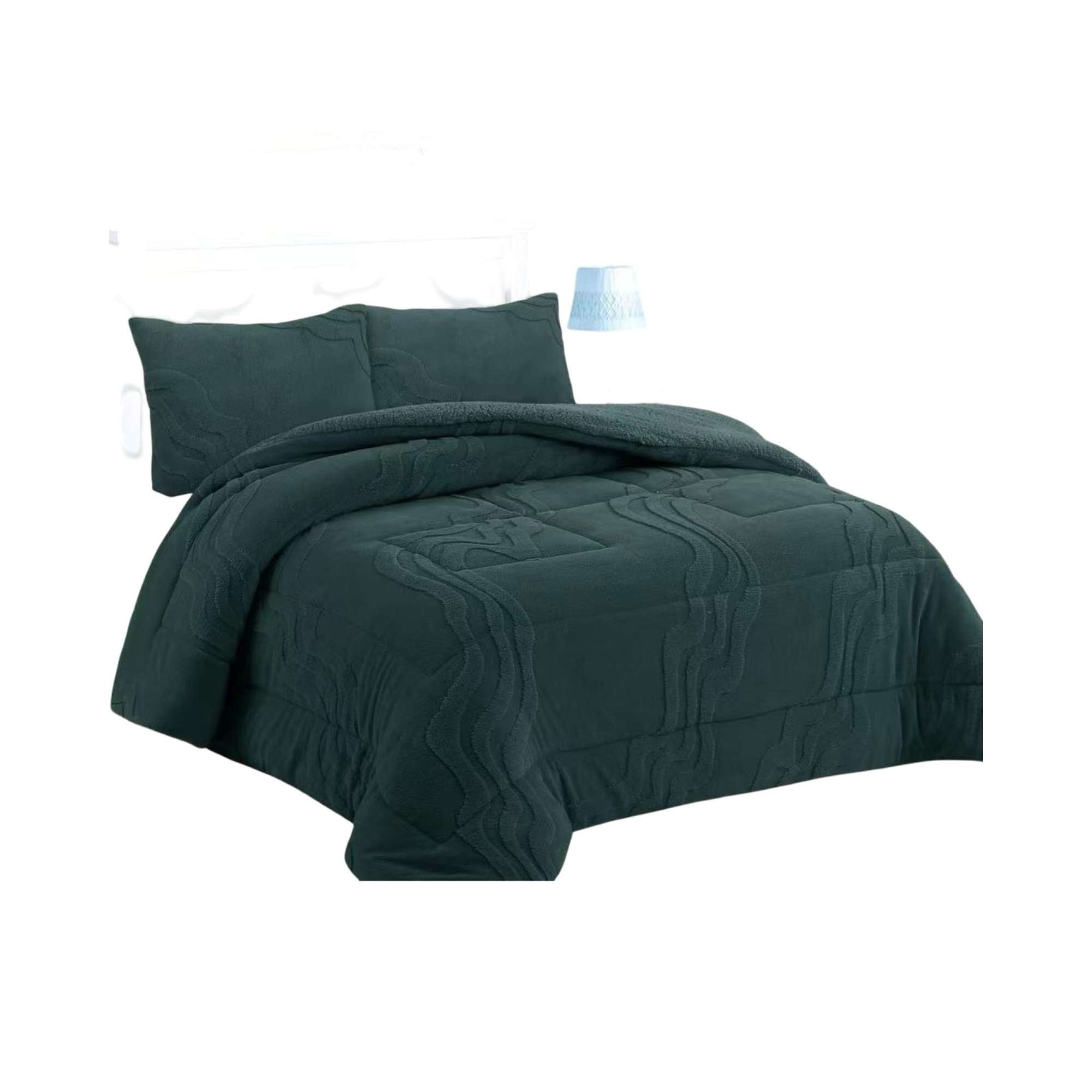 Fei Ya - Cubrecama De Invierno 2025 Con Chiporro King Color Grafito