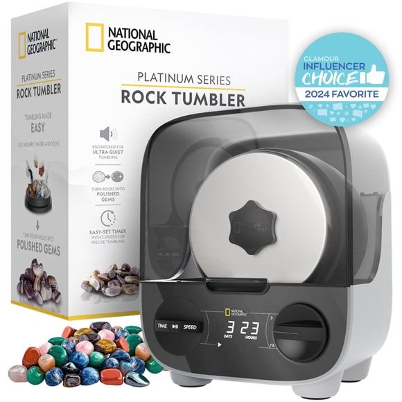Kit pulidor de rocas NATIONAL GEOGRAPHIC Platinum Series 2 kg