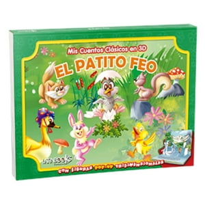 Latinbooks - Mis Cuentos Clásicos En 3D - El Patito Feo (Pop Up) Blanco