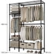 thumbnail image 3 of Organizador Negro Ajustable de 4 Niveles + 3 Barras para Colgar, 3 of 4