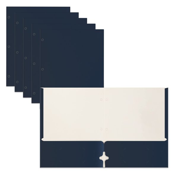 Portfolio Folders Better Office Products, paquete de 50 unidades, azul marino