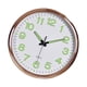 thumbnail image 2 of Reloj De Pared Luminoso Luces Nocturnas Silenciosas Relojes De Cuarzo Sin Tictac Blanco, 2 of 5