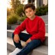 thumbnail image 2 of Poleron Polo Cuello Redondo De Niño 300g Basico 70/30 Casual 8 Rojo Liso, 2 of 3