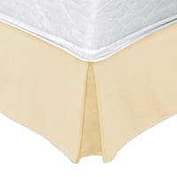 Mallorca - Faldón 144 Hilos Clásico Liso 1 Plaza Beige