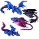 thumbnail image 2 of Dragón De Juguete De 4 Piezas Impreso En 3d 30 Cm Coleccionable, 2 of 6