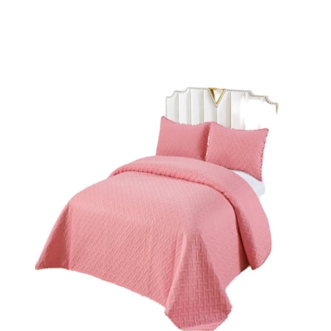 Todo Para El Hogar - Cubrecama De Verano Con Pompones - Fresco Y Elegante 2P