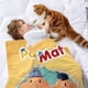 thumbnail image 2 of Pat y Mat anti-pilling, suave, ligera, esponjosa y acogedora de lujo para hogar y cocina – Perfecta para niños y adultos,50X70cm, 2 of 6