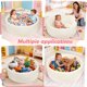 thumbnail image 2 of Piscina de Pelotas de Espuma SIUUHOVS 90 cm x 30 cm Blanca para Niños Pequeños, 2 of 6