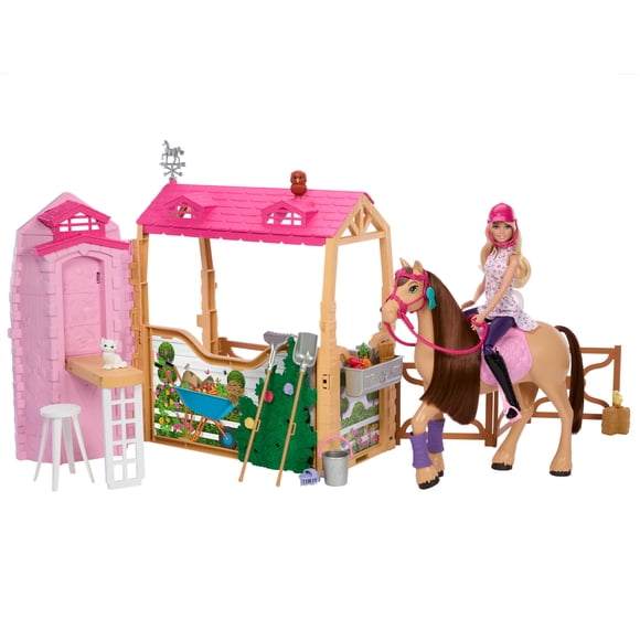 Accesorios de muñecas Barbie Establo de los Sueños Set Juego Accesorios Caballo 3+