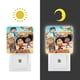 thumbnail image 3 of Equipo Zenko Go Luz nocturna LED con sensor de anochecer a amanecer para dormitorio, baño, pasillo, escaleras - Lámpara LED nocturna de enchufe, 0.5W - 1 pieza, 3 of 6