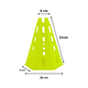 thumbnail image 2 of Set de 10 Conos Hexagonales 30 cm Con Orificio y 5 Barras 80 cm, 2 of 3