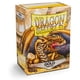 thumbnail image 3 of Fundas para cartas con escudo de dragón, oro mate, 100 hombres de hojalata arcanos, 3 of 4