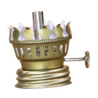 Magideal - Quemador De Reemplazo De Lámpara De Aceite, Quemador De Lámparas De Aceite Vintage, Soporte De Lámpara De Aceite Para Linterna De Aceite De Vidrio Lám Plata