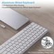 thumbnail image 3 of Teclado Ruii2 de aluminio completo con cable USB-A/USB-C y teclado numérico, 3 of 8