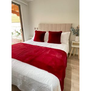 Todo Hogar Santiago De Chile - Kit De Piecera Con 2 Cojines- Burdeos