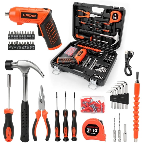 Set De Herramientas 80 Piezas Atornillador 3 6v