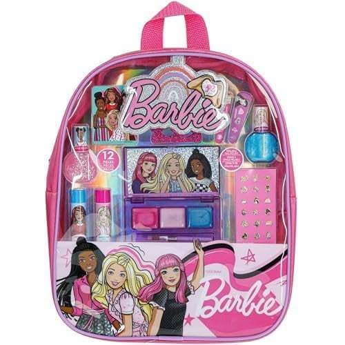 Set De Maquillaje Townley Girl Barbie Con Mochila, 12 Piezas, Más De 3 Años