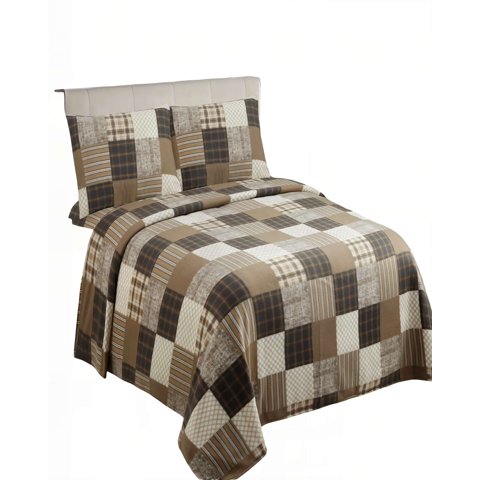 Genérico - Kit De Sabana Polar 2 Plazas Con Diseño 5