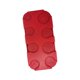 thumbnail image 1 of Portamonedas Caja Organizadora De Almacenamiento Euro Colección De Monedas Dispensador De Monedas Con Tapa Rojo, 1 of 5