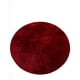 thumbnail image 1 of Alfombra Redonda 150cm X 150cm Decorativa Color Burdeo, 1 of 4