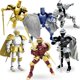 thumbnail image 1 of Set de 6 figuras de acción ChainnForces 14 × 13 × 5,5 cm, 1 of 7