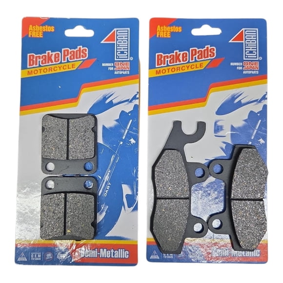 Pastilla Freno Delanteras + Traseras Moto Kawasaki Klx 150
