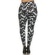 thumbnail image 2 of Saronite Leggings de Cintura Alta y Largo Completo con Estampado Floral Oscuro (Talla Grande para Mujer), 2 of 4