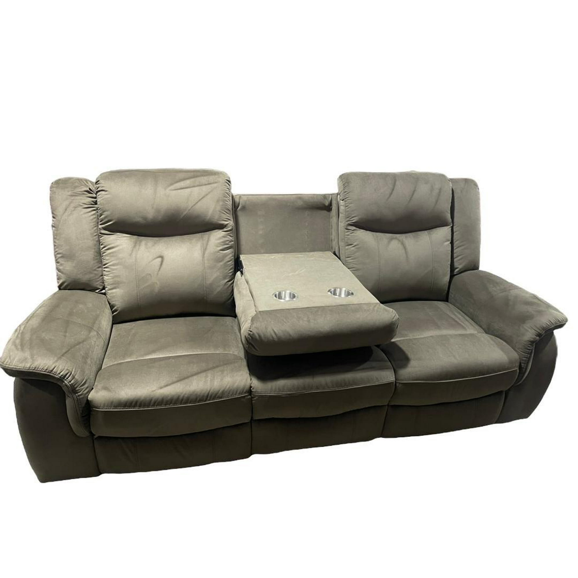 Andyrall Home - Sofa 3 Cuerpos Reclinable Vulcano Tela
