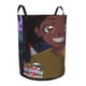 thumbnail image 2 of Amada la Aventura Cesta de lavandería de gran capacidad redonda con asa, bolsa para ropa sucia plegable, almacenamiento para dormitorio, baño y lavadero 44x35 cm, 2 of 6
