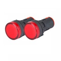 Soliot - Luz Piloto Led Rojo 22Mm 220V Pack 2 Unidades