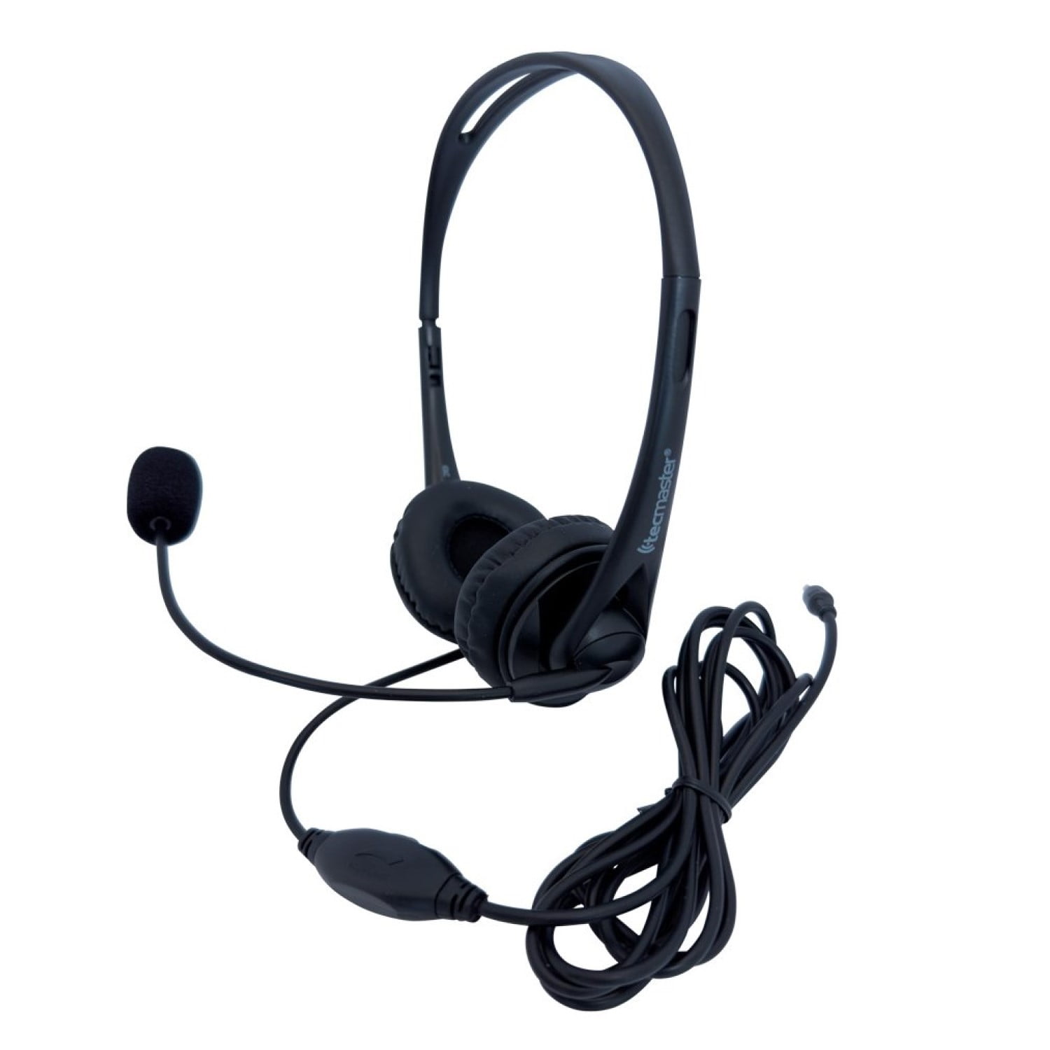 Auriculares Call-center Micrófono 3.5mm Tm100561 Tecmaster