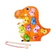 thumbnail image 2 of Juguetes De Madera Juego De Pesca Clasificación De Colores Montessori Para Niños Regalos De Fiesta De Bebé Dinosaurio, 2 of 3