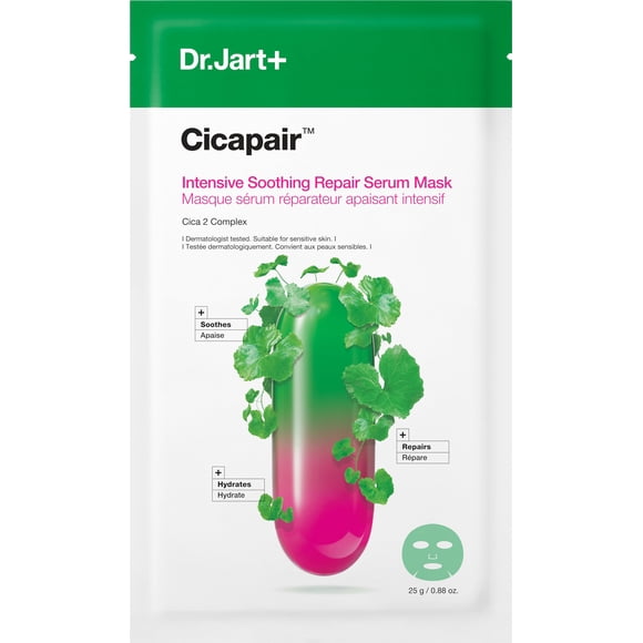 Sheet Mask Dr.Jart+ Cicapair Sérum para piel sensible, 25 ml