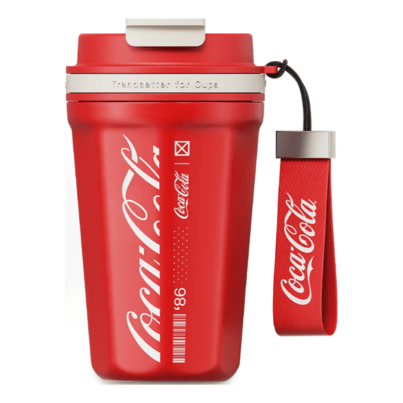 COCA COLA Germ Termo Taza de Café Frío O Caliente Vaso Térmico, 550ML Rojo
