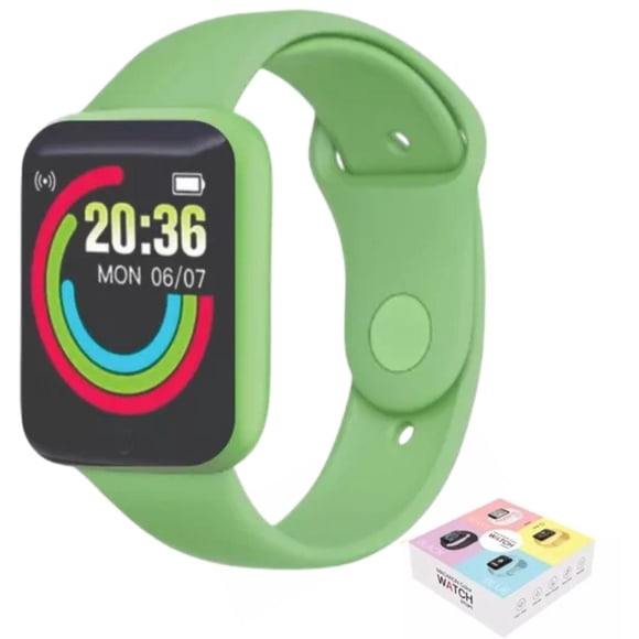 Reloj D20 Inteligente Smartwatch Verde 2024 verde