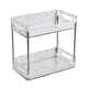 thumbnail image 4 of Estante de almacenamiento para el baño, bandeja de tocador, soporte de escritorio, decoración, bandeja de cosméticos, bandeja de joyería para baño , Blanco claro 2 Blanco claro 2 capas., 4 of 5
