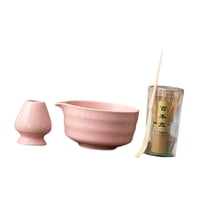 Bothyi - Juego De Batidor De Matcha Japonés, Juego De Cuencos Para Matcha, Para Comedor, Cocina, Hogar, Color Rosa