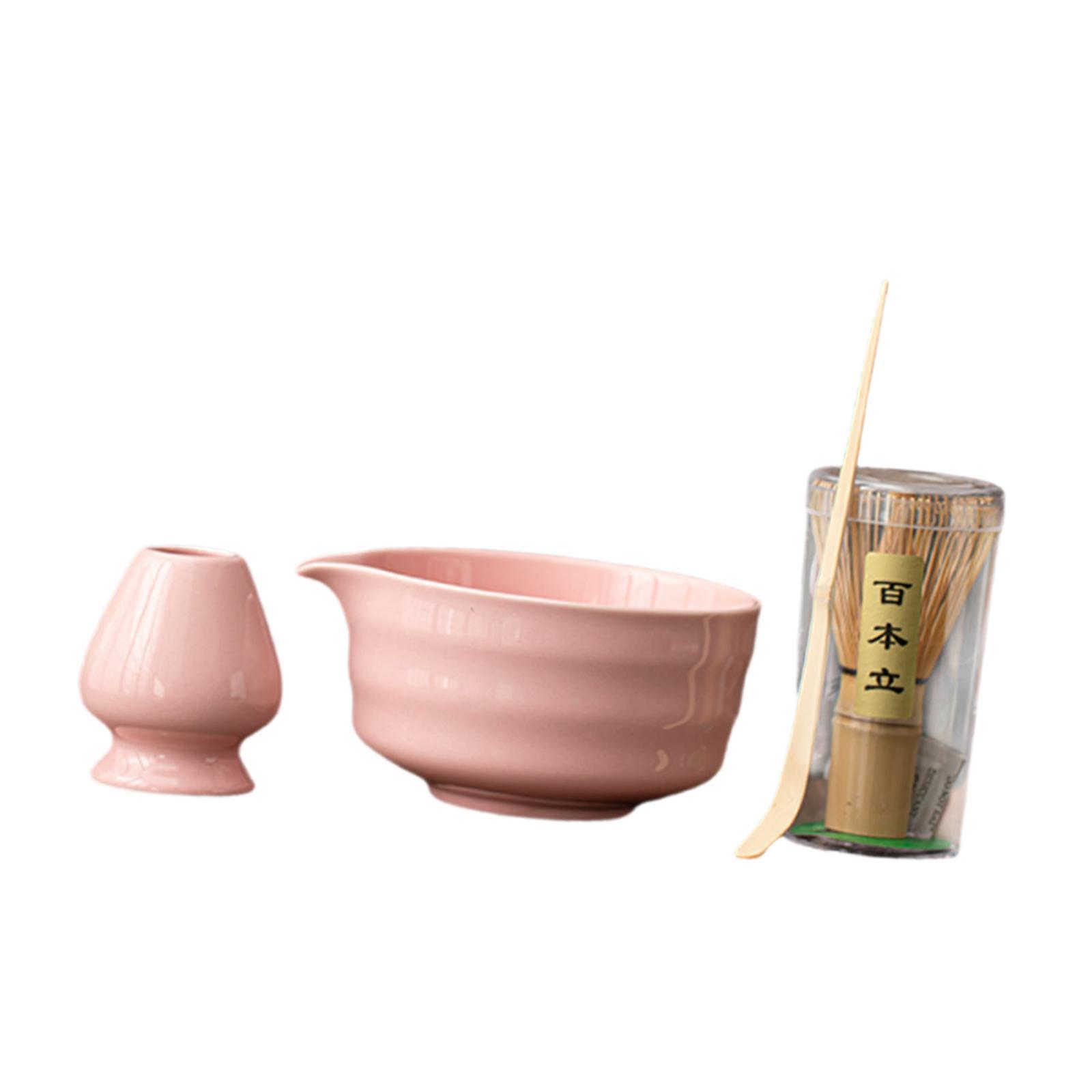 Bothyi - Juego De Batidor De Matcha Japonés, Juego De Cuencos Para Matcha, Para Comedor, Cocina, Hogar, Color Rosa