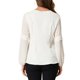 thumbnail image 3 of INSPIRE CHIC Blusa de Chifón para Mujer de Regreso a Clases Cuello con Abertura Manga de Parches Elegante Top de Trabajo XS Blanco, 3 of 8