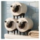 thumbnail image 1 of Porta papel higiénico The Big Giggle Factory Pack de 3 negro, 1 of 9