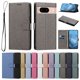 thumbnail image 1 of Cartera para Google Pixel 8A con Bolsillo de Tarjetas, Gris, 1 of 6