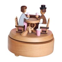 Magideal - Caja De Música Con Cuerda, Manualidades Con Rotación, Melodía De Juego Encantadora, Caja De Música Giratoria, Decoración Para Bebé, Niña, Hija, Mujer, Pareja