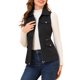 thumbnail image 5 of INSPIRE CHIC Chaqueta de Mujer con Cremallera Sin Mangas Anorak Chaleco Utilitario con Bolsillos M Negro, 5 of 7