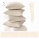 thumbnail image 5 of Fundas De Cojines Blanca Set X2 Cama Sillón Suave 45 X 45 Cm Almohada, 5 of 8
