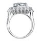 thumbnail image 3 of Anillos de Moissanita Blanca/amarilla de 3 Uds para Mujer Corte Esmeralda Color D Claridad VVS1 Anillos de Diamante de Plata Esterlina S925 para Mujer Alianzas de Boda de Moissanita con Certificado, 3 of 8