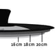 thumbnail image 5 of Tapa universal para ollas, sartenes y sartenes - Vidrio templado con borde de silicona resistente al calor. Compatible con utensilios de cocina de 16, 18 y 20 cm de diámetro., 5 of 8