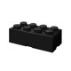 thumbnail image 1 of Caja de almacenamiento LEGO Storage Brick con 8 tachuelas, color negro, 12,1 L de capacidad, 1 of 6